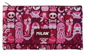 MILAN PENCIL CASE 340 X 170MM SCHOOL DAYS PINK