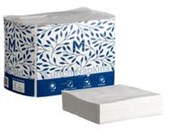 LUNCH NAPKINS 14 FOLD  WHITE 300MM X 300MM 1 PLY 500PK