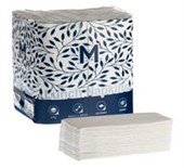 QUILTED LUNCHNAPKINS 14 FOLD  WHITE 300MM X 300MM 2 PLY 100PK