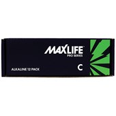 MAXLIFE BATTERY ALKALINE SIZE C PACK 12