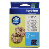 BROTHER LC233C INK CARTRIDGE CYAN