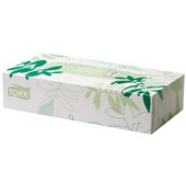 TORK 2311408 FACIAL TISSUE 2 PLY WHITE BOX 100