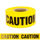 ESKO WARNING TAPE FOR BARRIER W75MM X L250M CAUTION YELLOW AND BLACK