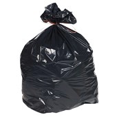 PACIFIC RUBBISH BAG BIN LINER W920 X L1375MM 120L BLACK PACK 25