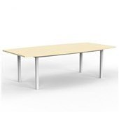 KNIGHT CUBIT BOARDROOM TABLE W2400 X D1200 X H730MM NORDIC MAPLE