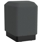 KNIGHT ZONE TALL OTTOMAN GREY FABRIC