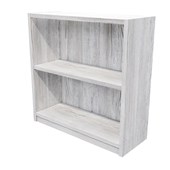 ZEALAND COMMERCIAL BOOKCASE 2 TIER W800 X D300 X H800MM NORDIC PINE