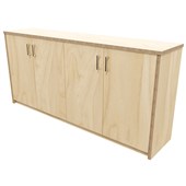 ZEALAND CREDENZA W1800 X D400 X H835MM PREMIUM PLY