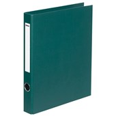 OKIN RINGBINDER LINEN 2D 26MM A4 FOREST GREEN
