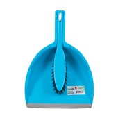 CLEANLINK DUSTPAN AND BRUSH BLUE