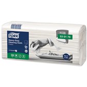 TORK 530179 HEAVY DUTY CLEANING CLOTH 415X355MM WHITE 1PLY PACK 105