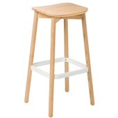 EDEN ORLO TIMBER BAR STOOL NATURAL ASH