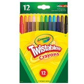 CRAYOLA TWISTABLES CRAYONS PACK 12