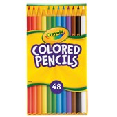CRAYOLA COLOURED PENCILS DESK SET PACK 48