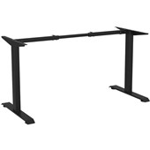KNIGHT HAVEN FIXED HEIGHT DESK FRAME ONLY BLACK