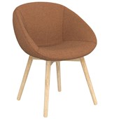 KNIGHT CAMELLIA VISITOR CHAIR TIMBER FRAME REEF FABRIC