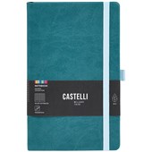 CASTELLI KALEIDO NOTEBOOK RULED 130 X 210MM FOREST