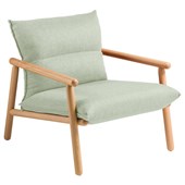EDEN LOUNGE MAIA CHAIR WARM NATURAL BEECH TIMBER FRAME KEYLARGO PISTACHIO