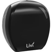 LIVI D907C JUMBO TOILET TISSUE DISPENSER BLACK CARBON FREE ON LOAN