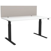 BOYD ACOUSTIC DESK SCREEN 36MM L1500 X W400MM SLATE