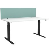 BOYD ACOUSTIC DESK SCREEN 36MM L1600 X W400MM SLATE