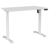 KNIGHT HAVEN BOOST ELECTRIC DESK W1200 X D700MM WHITE FRAME WHITE TOP