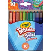 CRAYOLA SWIRL MINI TWISTABLES CRAYONS PACK 10