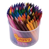 JOVI HEXAGONAL CRAYON JAR 144 PIECES
