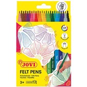 JOVI WASHABLE FELTTIP PEN FINE PACK 24