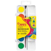 JOVI WATERCOLOUR PAINT 22MM DISC PACK 6