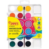 JOVI WATERCOLOUR PAINT 22MM DISC PACK 18