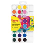 JOVI WATERCOLOUR PAINT 22MM DISC PACK 24