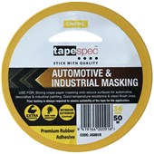 TAPESPEC PREMIUM CREPE PAPER MASKING TAPE 36MM X 50M YELLOW