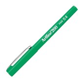 ARTLINE 200 FINELINER PEN 04MM GREEN