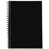 SPIRAX 512 NOTEBOOK 7MM RULED HARD COVER SPIRAL BOUND A4 200 PAGE BLACK