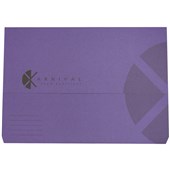 MARBIG SLIMPICK FOOLSCAP DOCUMENT WALLET WALLET BRIGHTS PURPLE PACK 10