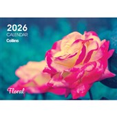 BISCAY CALENDAR W300 X L210MM FLORAL EVEN YEAR