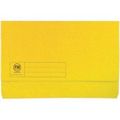 FM DOCUMENT WALLET FOOLSCAP YELLOW