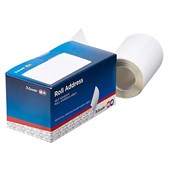 QUIKSTIK LABEL DISPENSER MAGNUM ROLL 70 X 36MM WHITE PACK 200