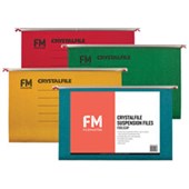 FM CRYSTAFILE SUSPENSION FILE FOOLSCAP ASSORTED COLOURS PACK 20