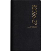 COLLINS MID YEAR POCKET DIARY 125 X 85MM WEEK TO VIEW BLACK 20262027