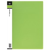 FM VIVID DISPLAY BOOK 20 POCKET A4 LIME GREEN