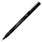 UNI PIN FINELINE 04200 PERMANENT PEN 04MM RED