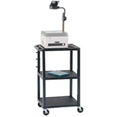 TUFFY UTILITY TROLLEY 3 SHELF 1070MM BLACK