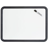 QUARTET CONTOUR WHITEBOARD NONMAGNETIC 900 X 600MM GRAPHITE FRAME