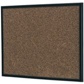 QUARTET ECONOMY CORKBOARD 900 X 600MM BLACK FRAME