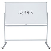 BOYD VISUALS WHITEBOARD ACRYLIC MOBILE PIVOTING H1200 X W1800MM