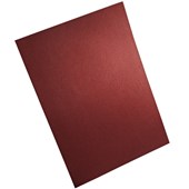 GBC IBICO BINDING COVER LEATHERGRAIN 300GSM A4 MAROON PACK 100