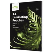 ICON LAMINATING POUCH A4 80 MICRON GLOSS BOX 100