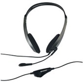 VERBATIM MULTIMEDIA HEADSET WITH MICROPHONE BLACKSILVER